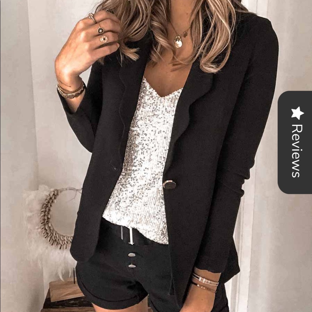 Stunncal black suit jacket